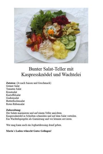 Rezept Kaspressknödel | Salatteller